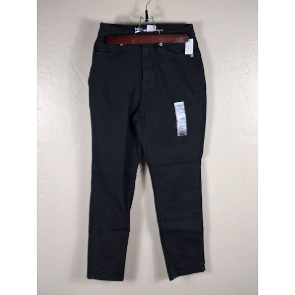 No Boundaries ~ Juniors' Size 3 ~ BLACK ~ Hi-Rise ~ Mom ~ Denim Blue Jeans - Picture 2 of 16